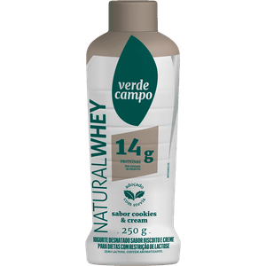 IOGURTE VERDE CAMPO WHEY LACFREE 14G PROT 250G COOKIES E CREAM
